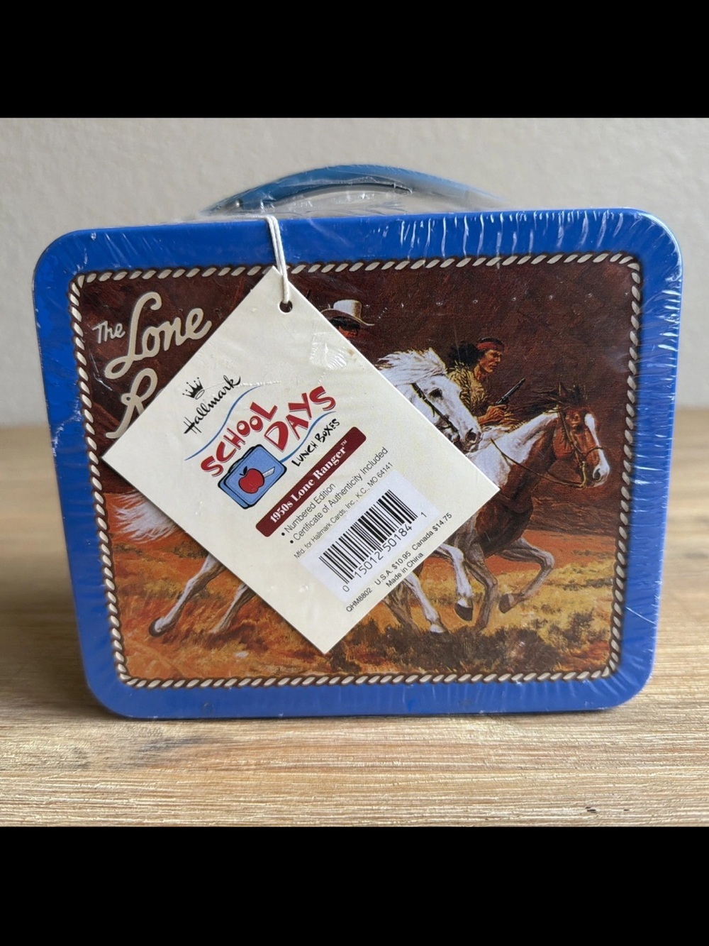 Hallmark School Days Mini Lunch Box 1950s Lone Ranger New Sealed - Picture 3 of 7